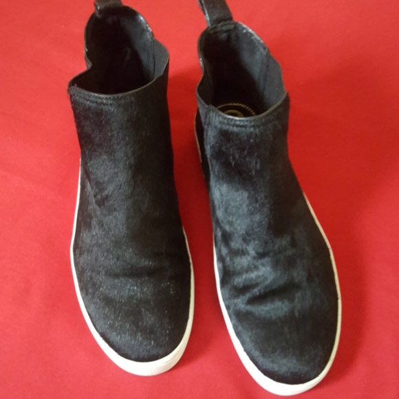 Michael Kors Calf Hair High Top Slip On Sneakers